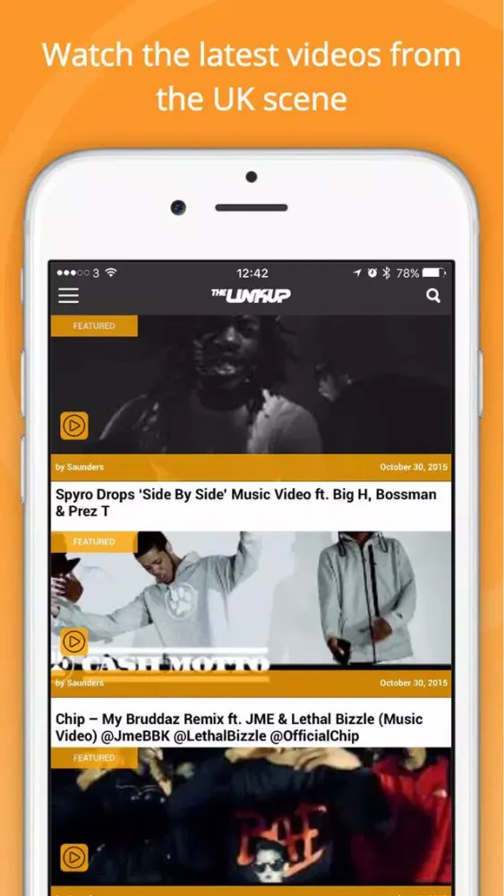 Capturas de pantalla de The Link Up - Videos & News [UK Rap / Grime / Hip Hop]