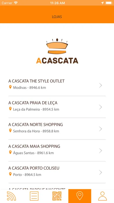 A Cascata應用截圖