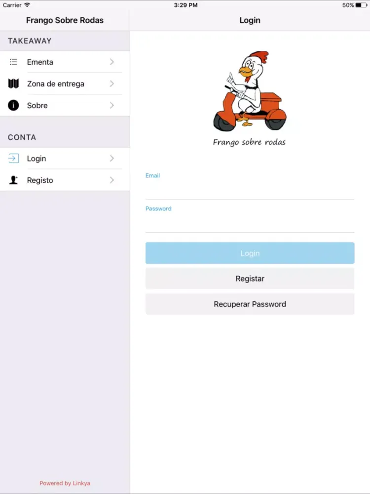 Frango Sobre Rodas iPad 應用截圖