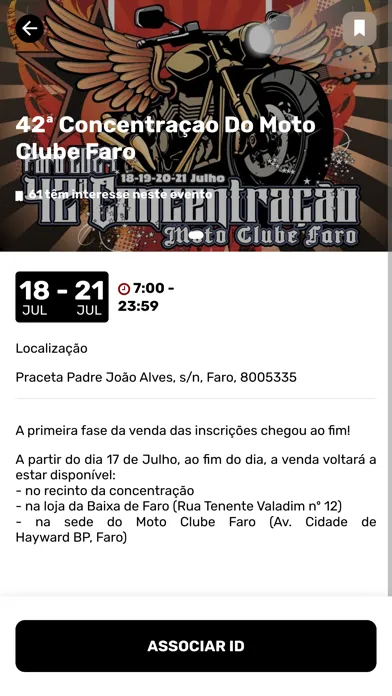 Moto Clube Faro 스크린샷