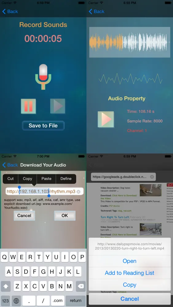 Captures d'écran de Audio Mix Player HD Lite
