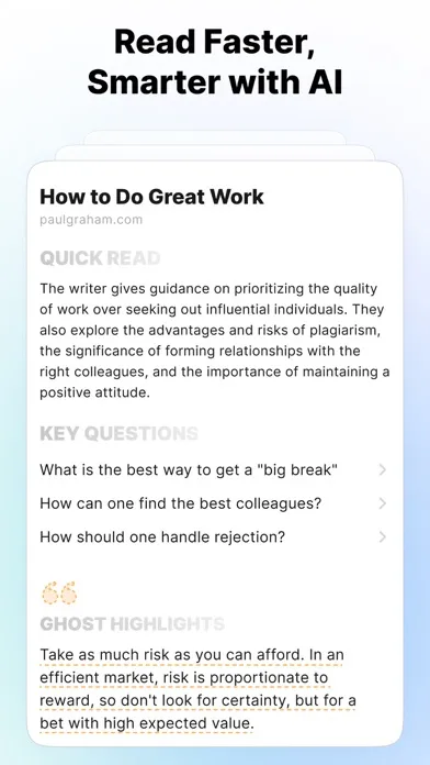 ภาพหน้าจอของ Cubox: AI Reader & Highlight