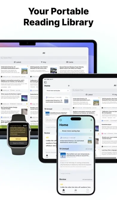 ภาพหน้าจอของ Cubox: AI Reader & Highlight