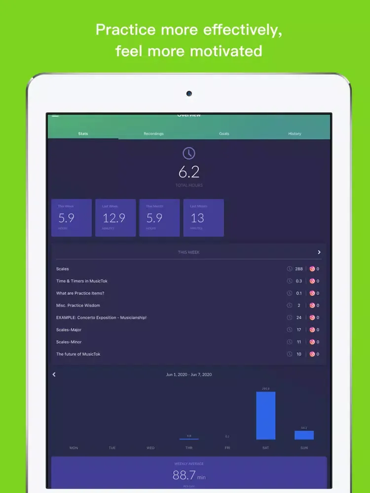 MusicTok iPad 應用截圖