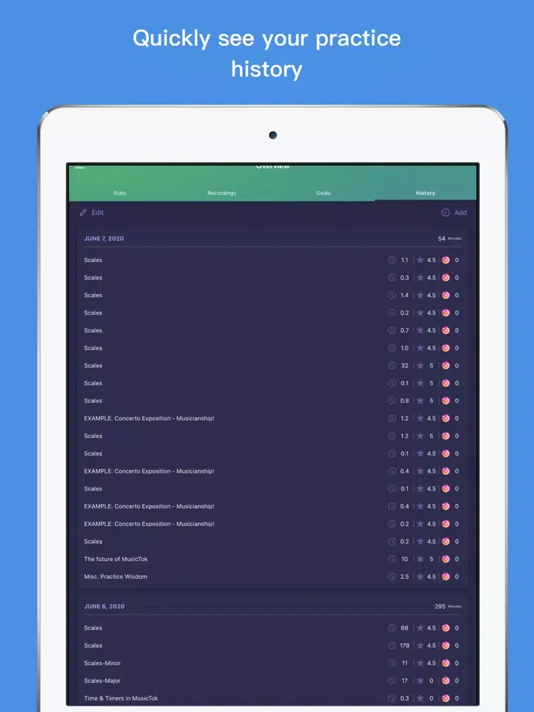 MusicTok iPad 應用截圖