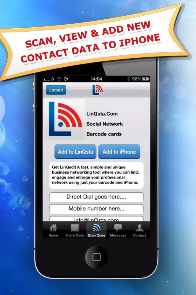 LinkPal Pro - QR Code Networking & Chat tool for Professionals Ekran Görüntüleri