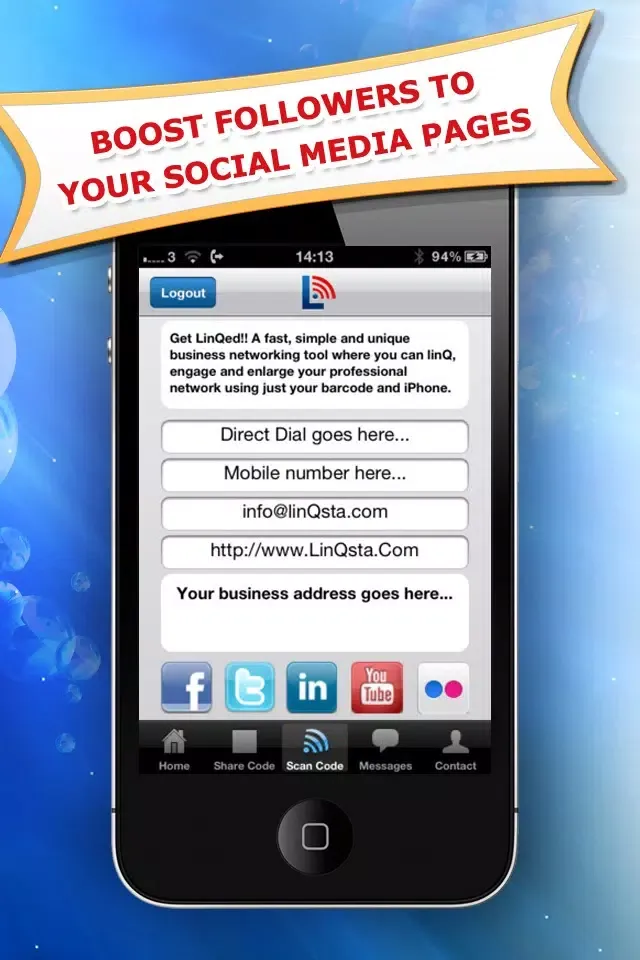 LinkPal Pro - QR Code Networking & Chat tool for Professionals Ekran Görüntüleri