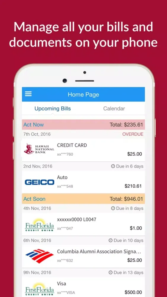 Hawaii Bills Screenshots