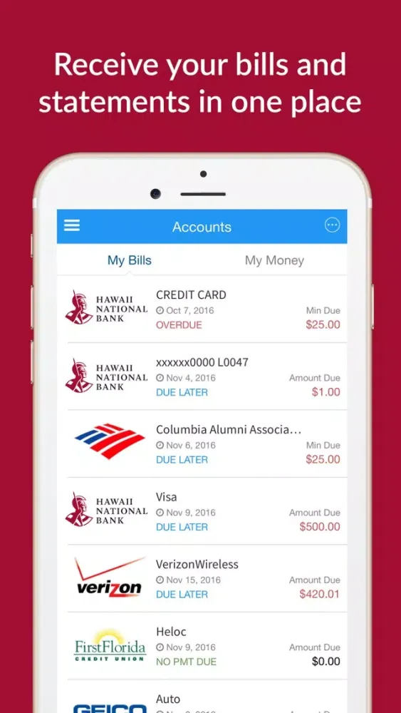Hawaii Bills Screenshots