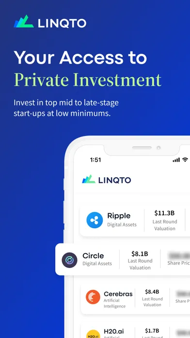 Скриншоты Linqto