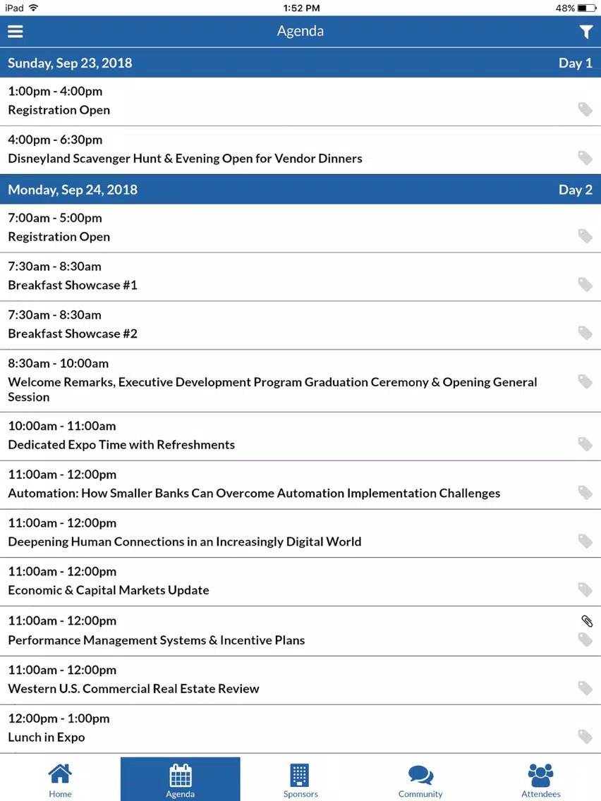 Wolf & Company Events iPad  স্ক্রিনশট