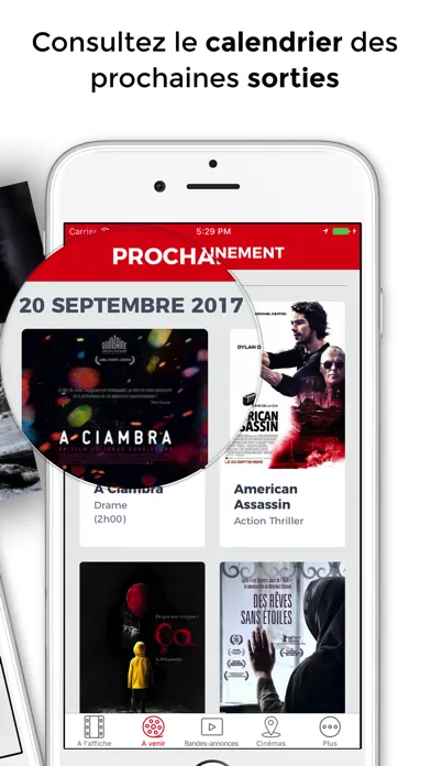Capturas de tela do Cinéma : Film et séance ciné