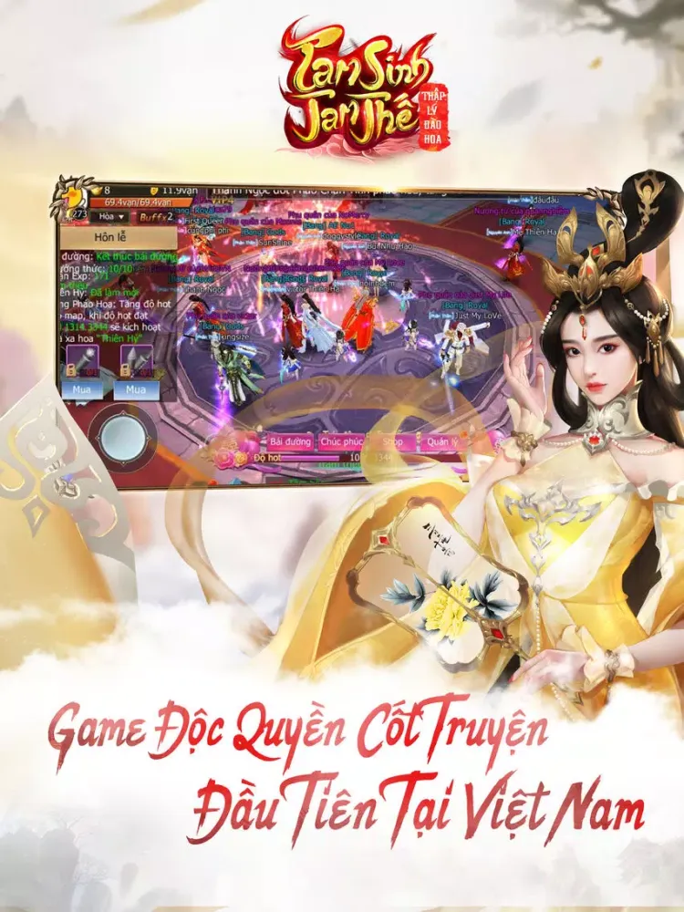 Tam Sinh Tam Thế Mobile iPad  Screenshots