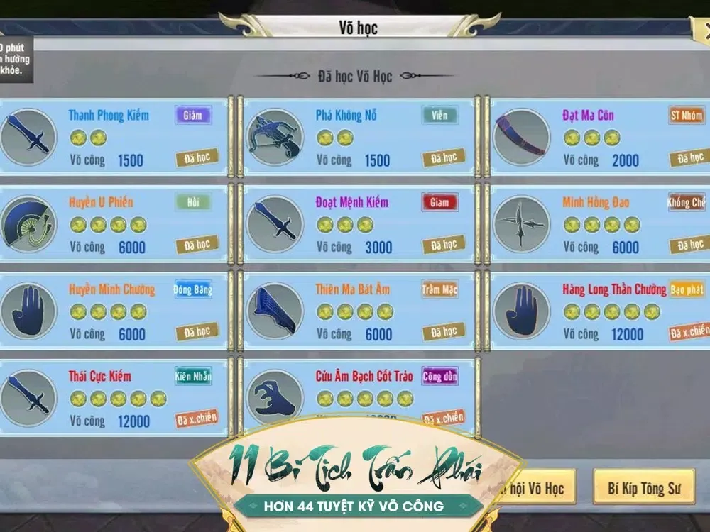 Captures d'écran de Nhất Mộng Giang Hồ iPad 