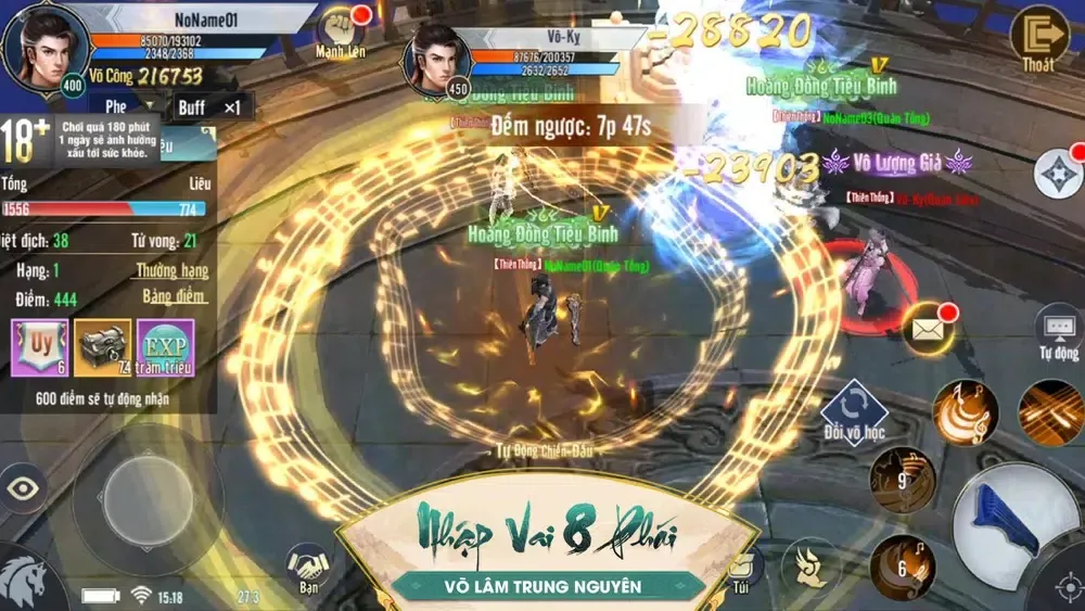 Captures d'écran de Nhất Mộng Giang Hồ