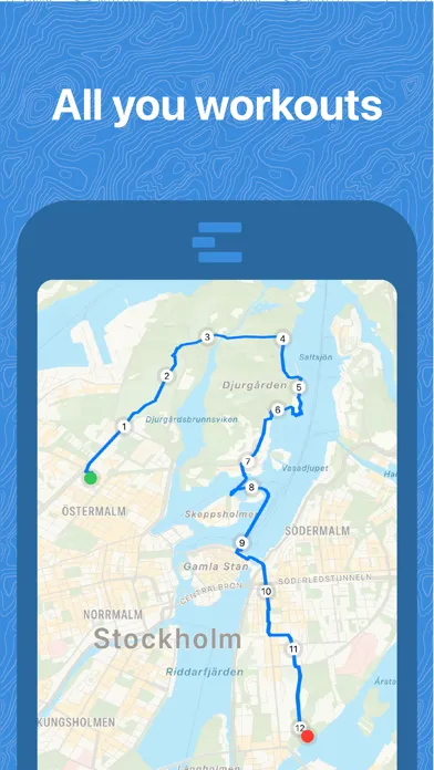 Cadence - map your workouts 스크린샷