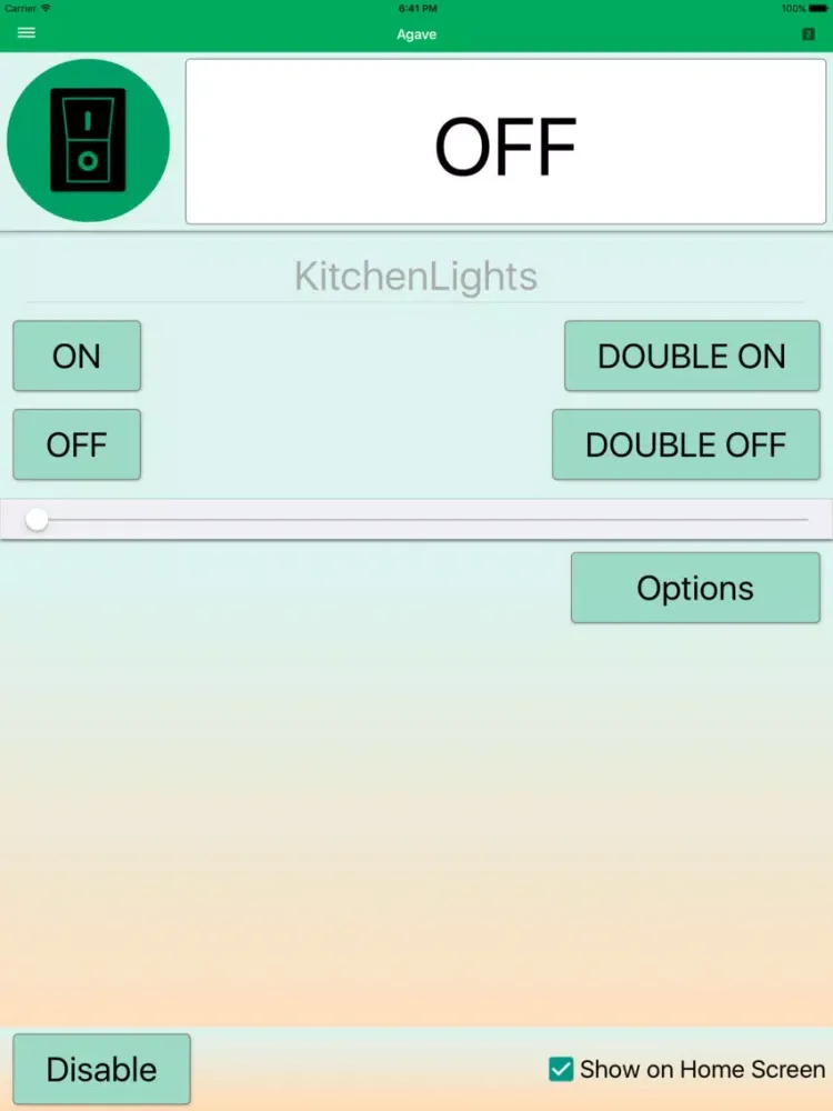 Agave ISY Controller iPad  Screenshots