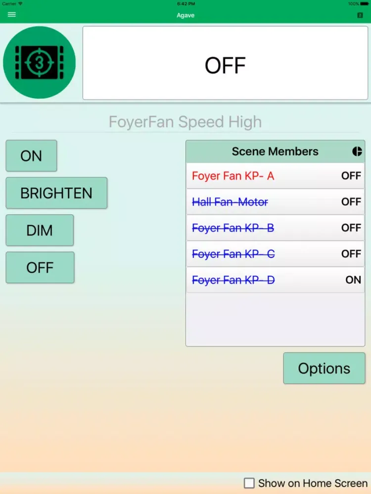 Agave ISY Controller iPad  Screenshots