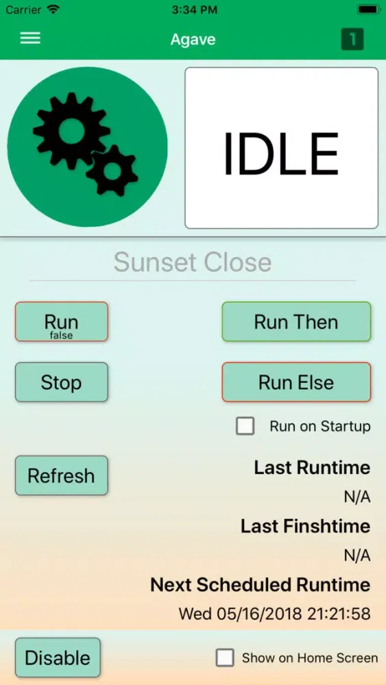 Agave ISY Controller Screenshots