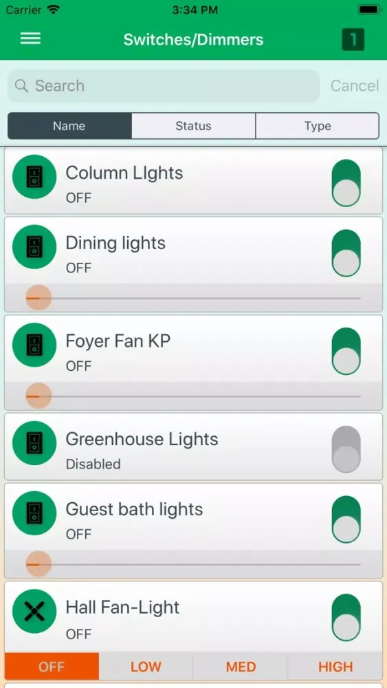 Agave ISY Controller Screenshots