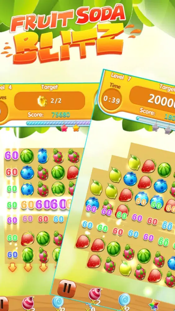 Fruit Soda Blitz-match puzzle 스크린샷