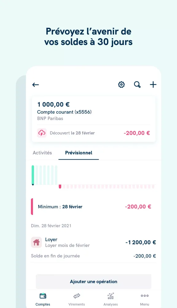 Linxo应用截图