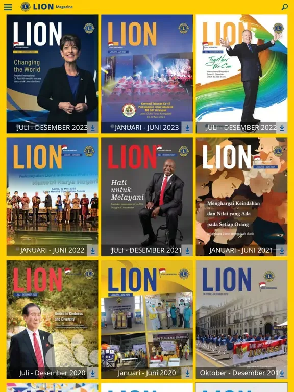 LION Magazine Indonesia iPad  스크린샷