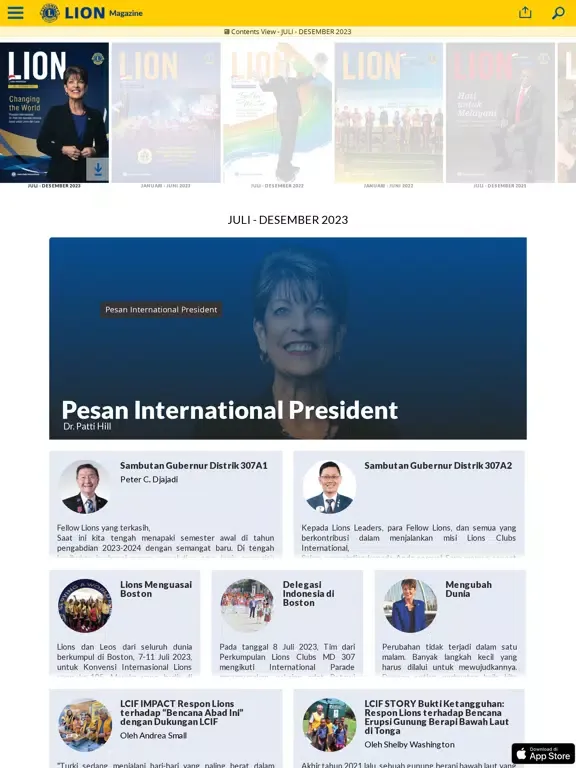 LION Magazine Indonesia iPad  스크린샷
