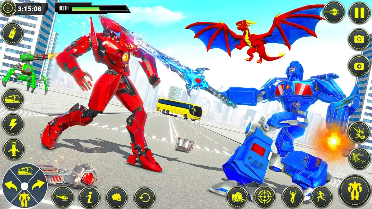 Zrzuty ekranu Octopus Transformer Robot Game