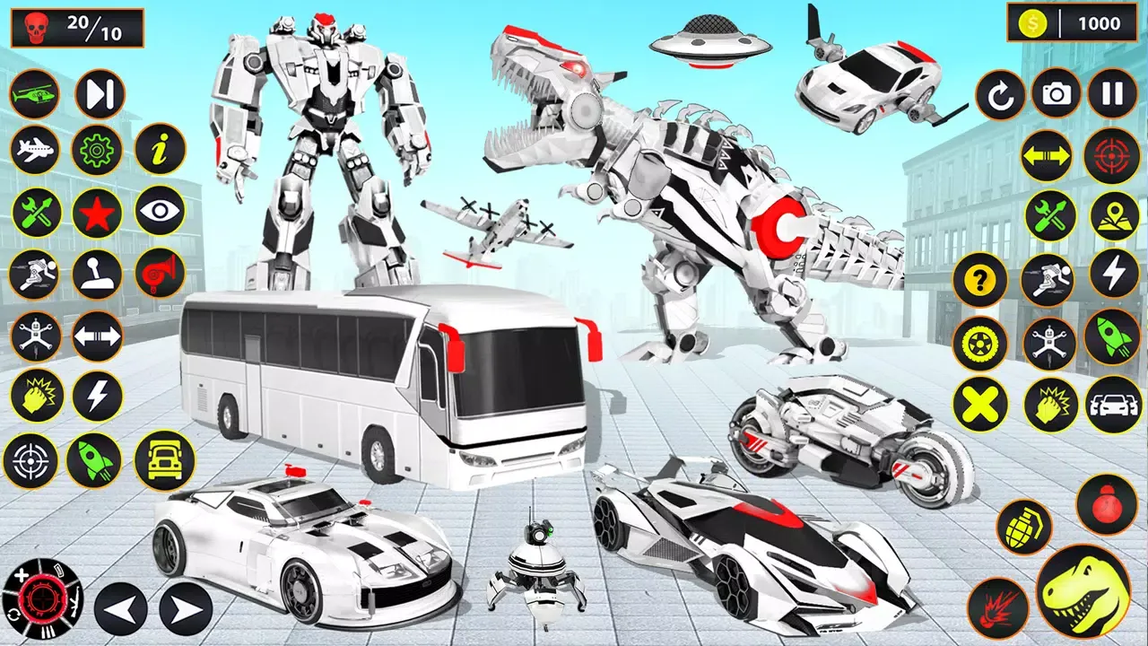 Zrzuty ekranu Octopus Transformer Robot Game