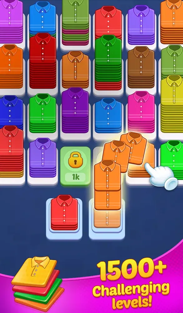 ภาพหน้าจอของ Cloth Shuffle