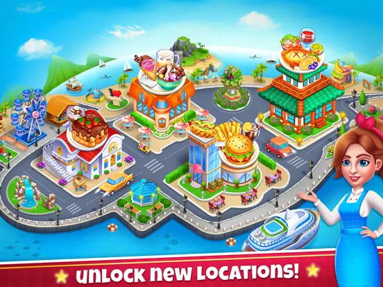 Zrzuty ekranu Cooking Food Fever: Crazy Chef iPad 