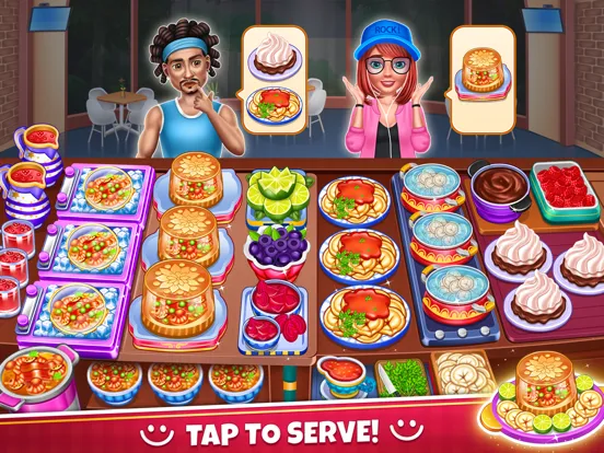 Zrzuty ekranu Cooking Food Fever: Crazy Chef iPad 