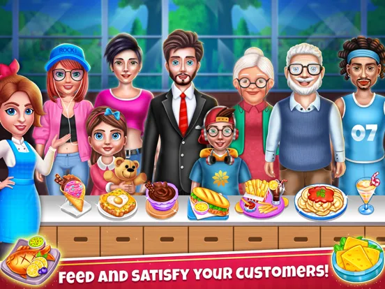 Zrzuty ekranu Cooking Food Fever: Crazy Chef iPad 