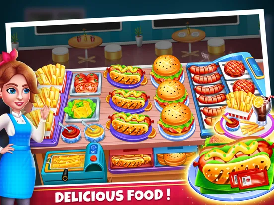 Zrzuty ekranu Cooking Food Fever: Crazy Chef iPad 