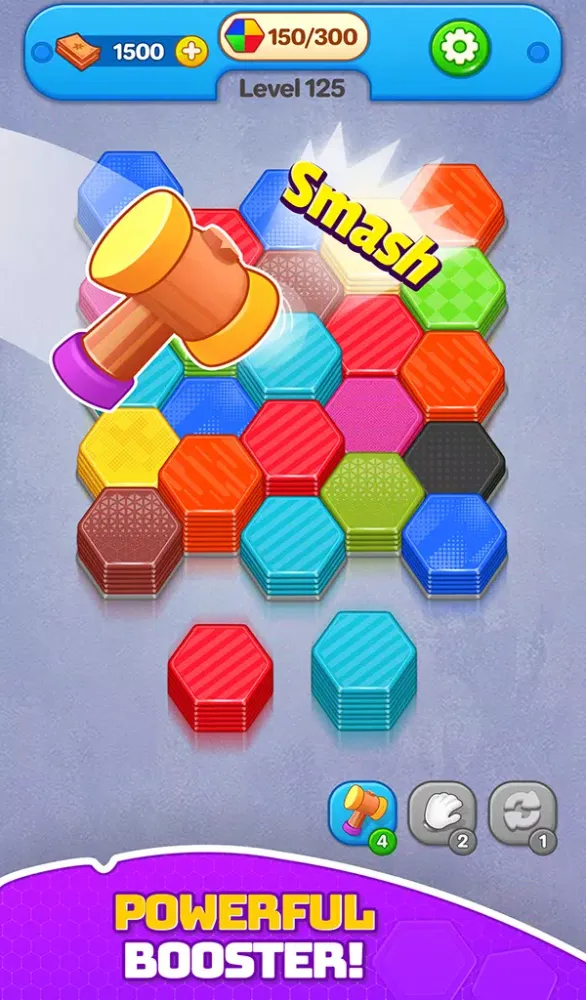 Hexa Sort 3d - Shuffle Blocks Screenshots