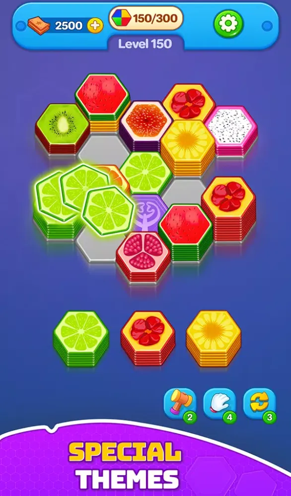 Hexa Sort 3d - Shuffle Blocks Screenshots