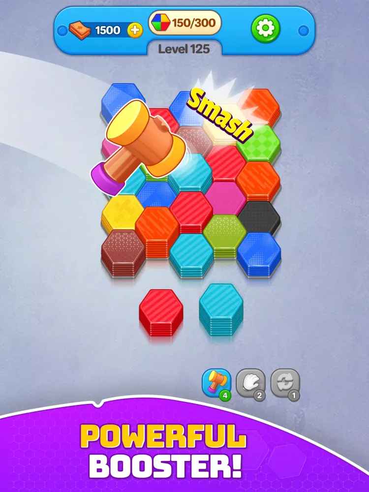 Hexa Sort 3d - Shuffle Blocks Screenshots