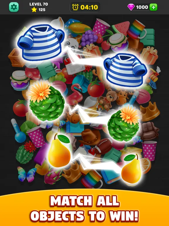 Tangkapan layar Match Mania 3D - Pair Match 3D iPad 