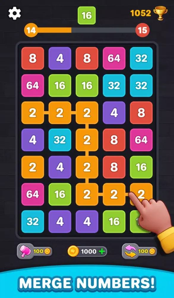 2048 Number Puzzle: Merge Game स्क्रीनशॉट