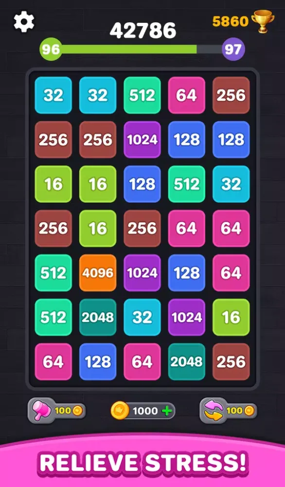 2048 Number Puzzle: Merge Game स्क्रीनशॉट