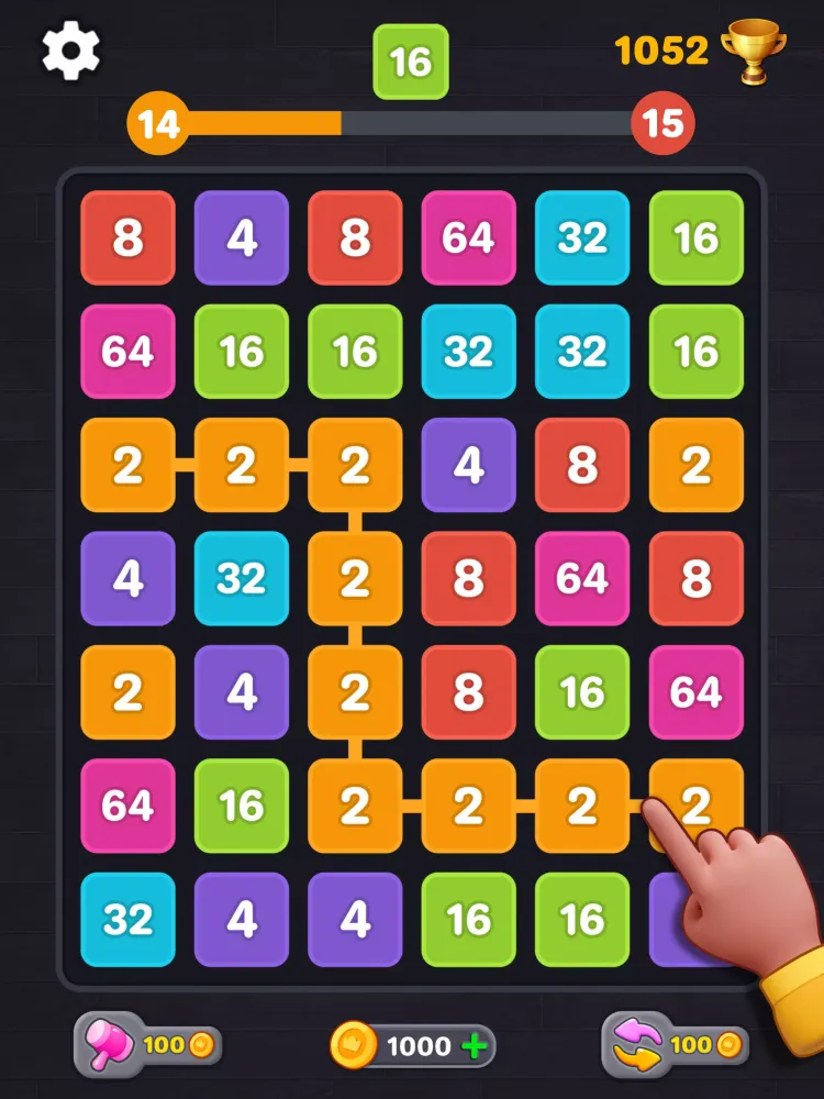 2048 Number Puzzle: Merge Game स्क्रीनशॉट