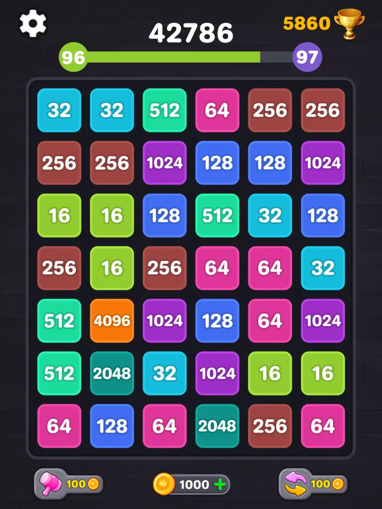 2048 Number Puzzle: Merge Game स्क्रीनशॉट