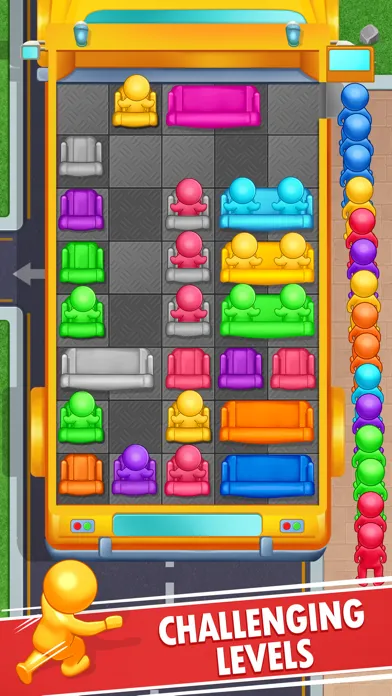 Tangkapan skrin Seat Jam - Bus Away Puzzle