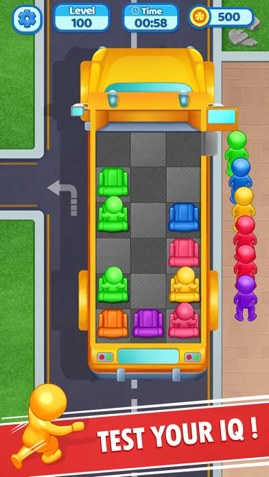 Tangkapan skrin Seat Jam - Bus Away Puzzle