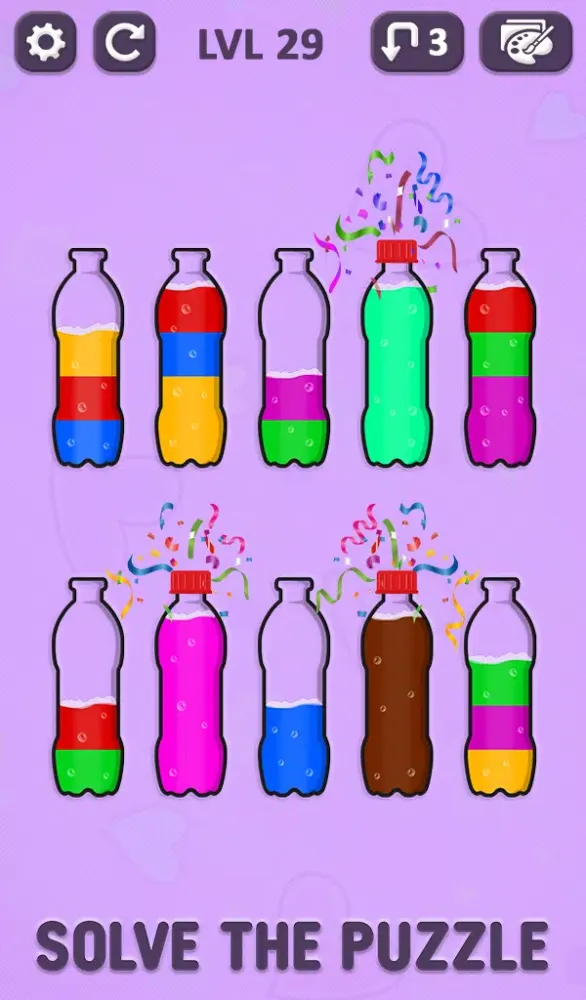 Soda Sort スクリーンショット