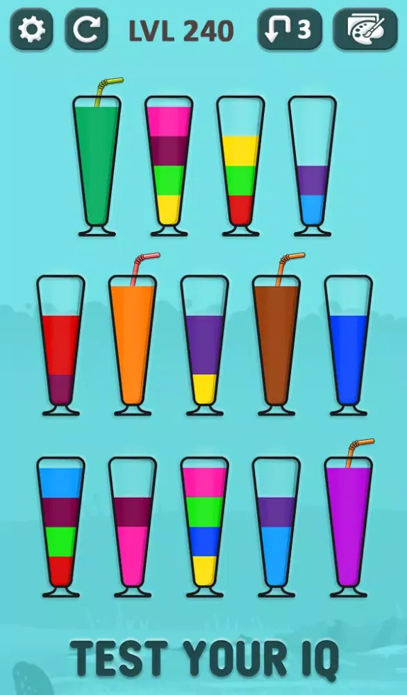 Soda Sort スクリーンショット