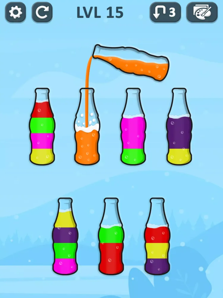 Soda Sort スクリーンショット