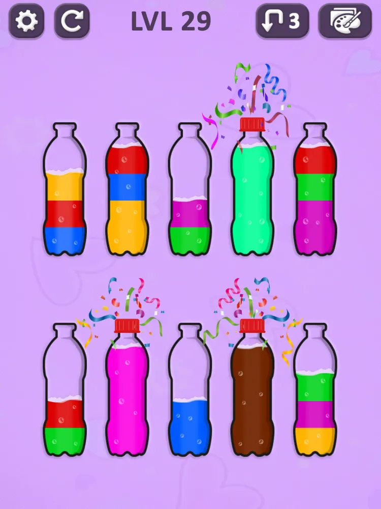 Soda Sort スクリーンショット