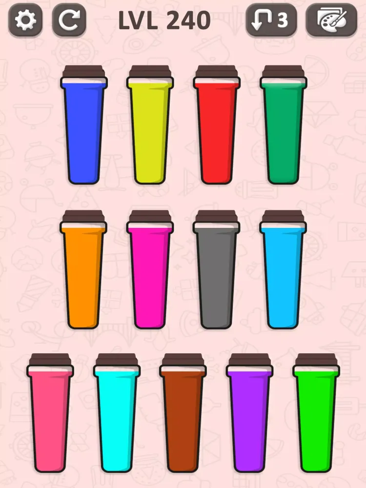 Soda Sort スクリーンショット